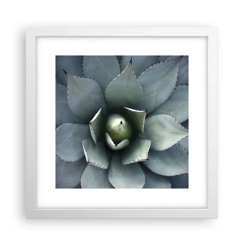 Poster in cornice bianca - Adesca e minaccia - 30x30 cm