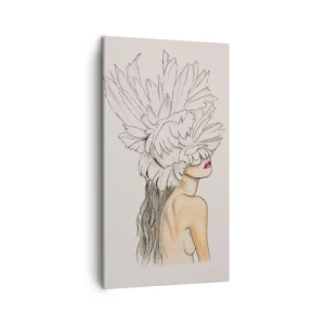 Quadro su tela - Stampe su Tela - Bellezza coronata - 45x80 cm