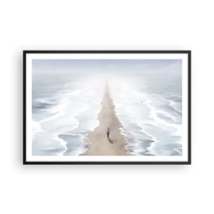 Poster in cornice nera - Un futuro luminoso - 91x61 cm