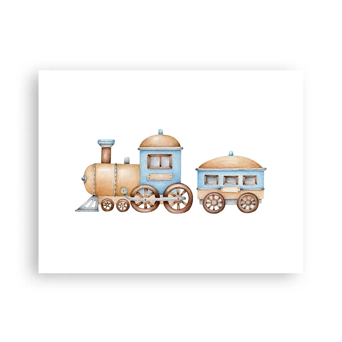 Poster - Fermo alla stazione... - 40x30 cm