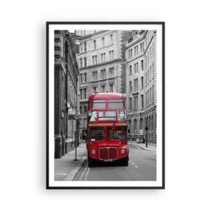 Poster in cornice nera - Il quotidiano non deve essere grigio - 70x100 cm