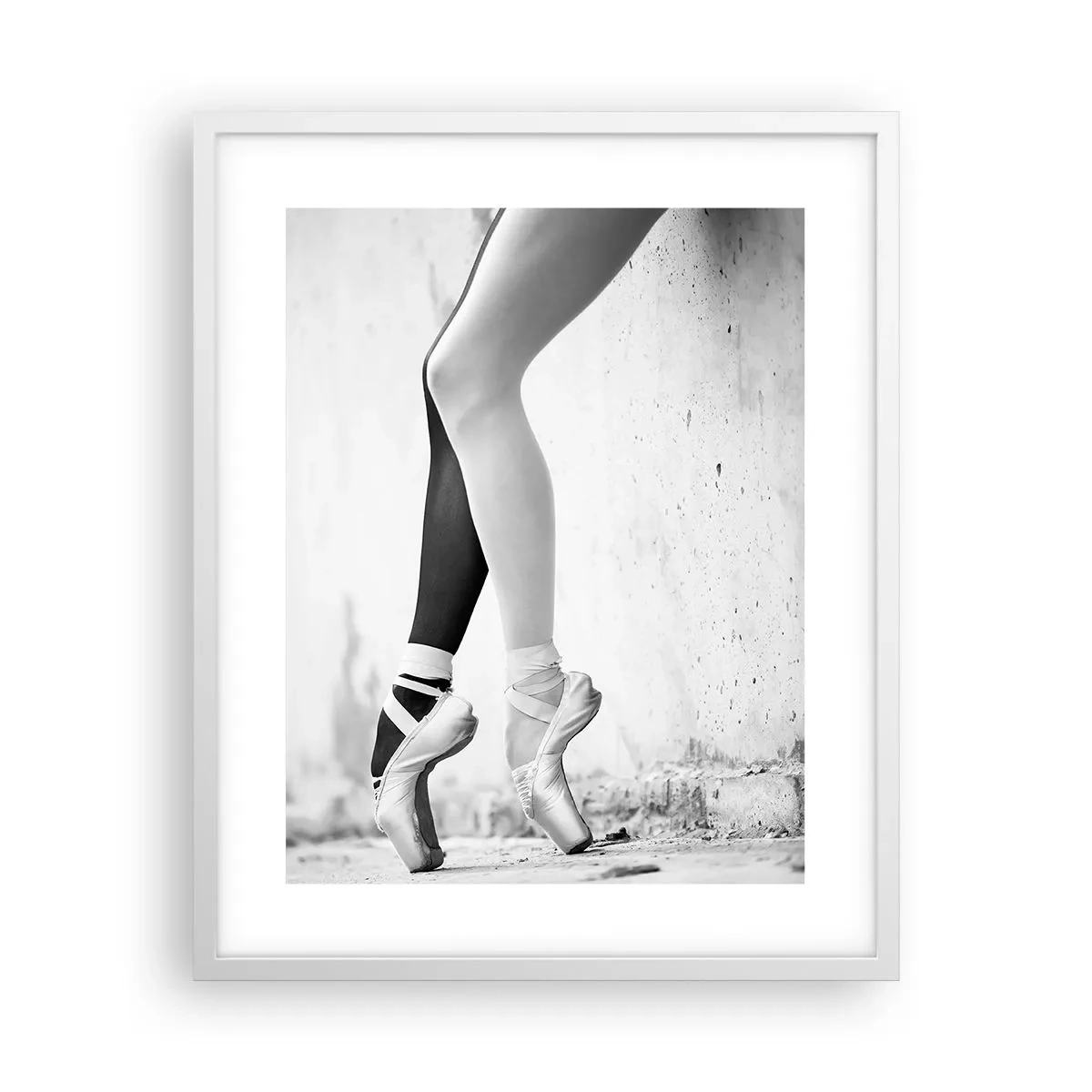 Poster in cornice bianca - Ballerina, voilà! - 40x50 cm
