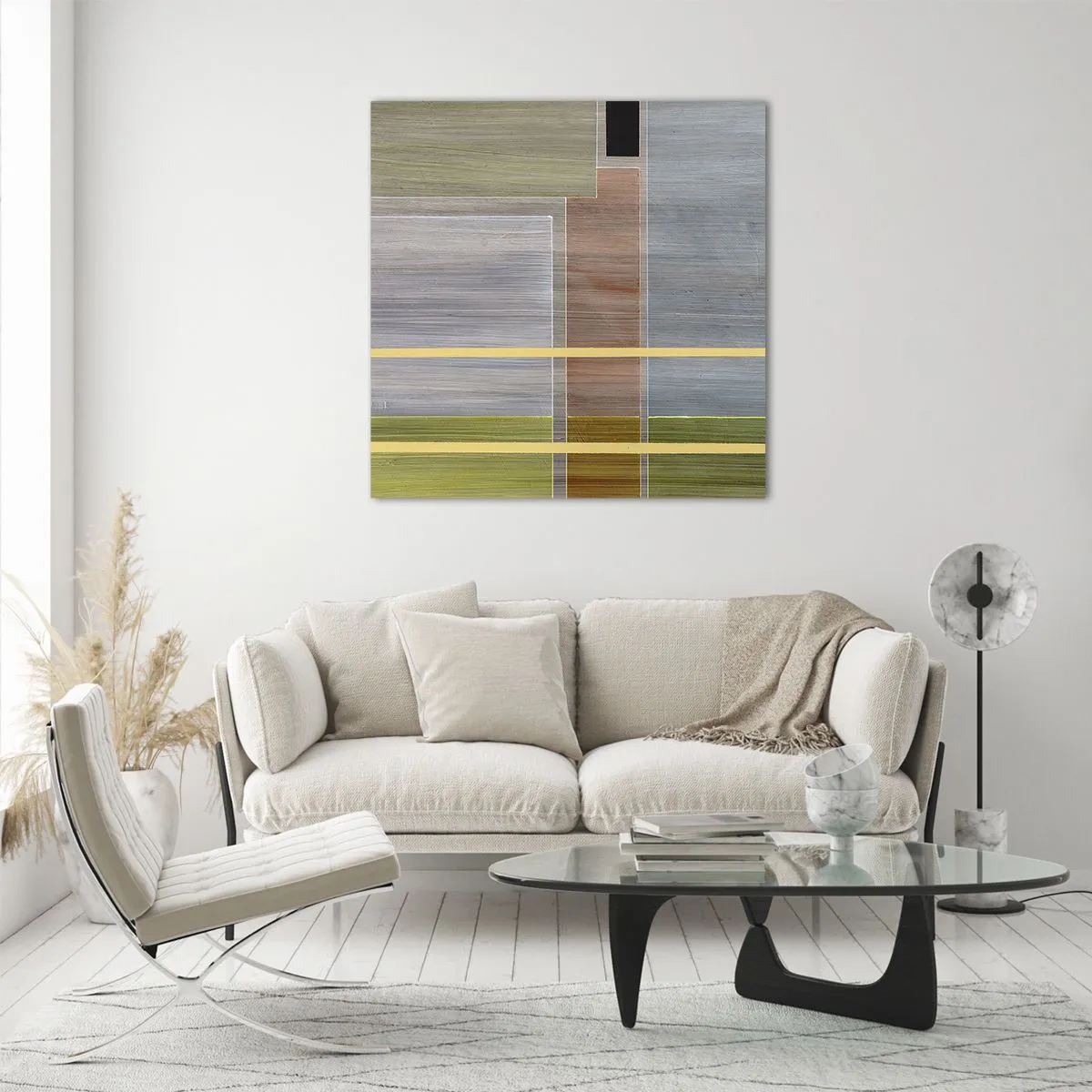 Quadro su vetro - Semplice e tranquillo - 70x70 cm