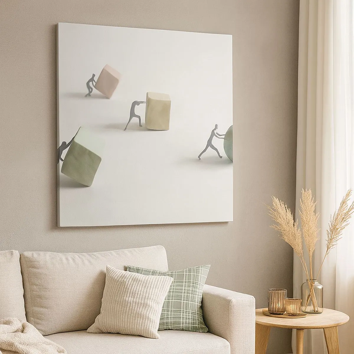 Quadro su tela - Stampe su Tela - È la vita - 30x30 cm