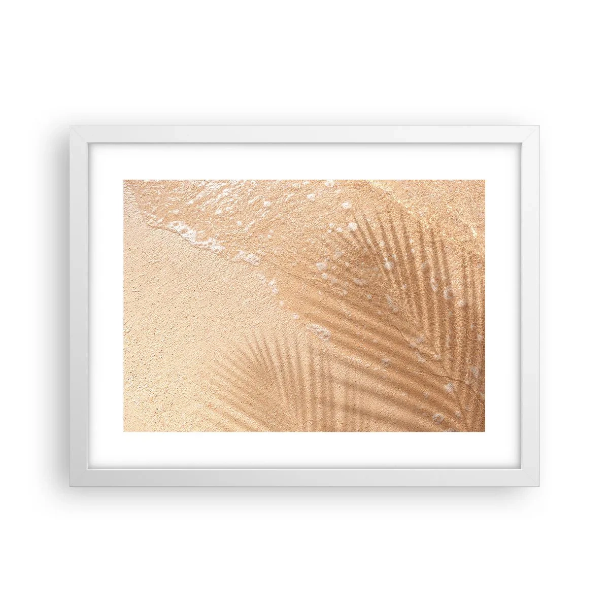 Poster in cornice bianca - Ombra di un'estate bollente - 40x30 cm