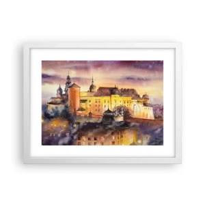 Poster in cornice bianca - Storia e fiaba - 40x30 cm