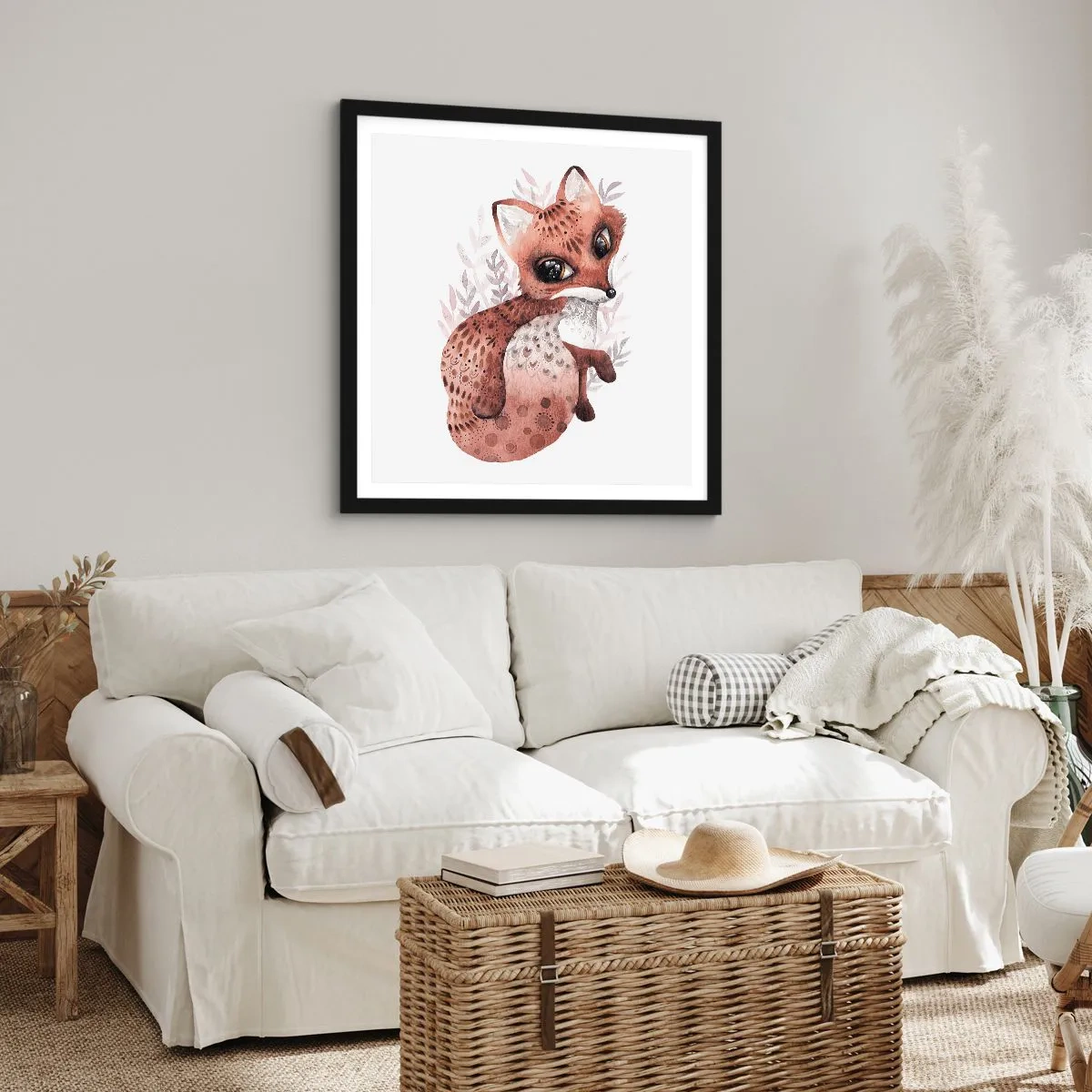 Poster in cornice nera - Semplicemente da amare - 40x40 cm