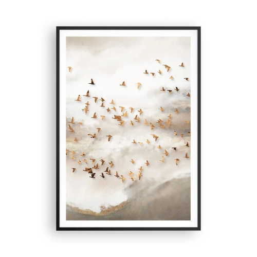 Poster in cornice nera - È giunto il momento... - 70x100 cm