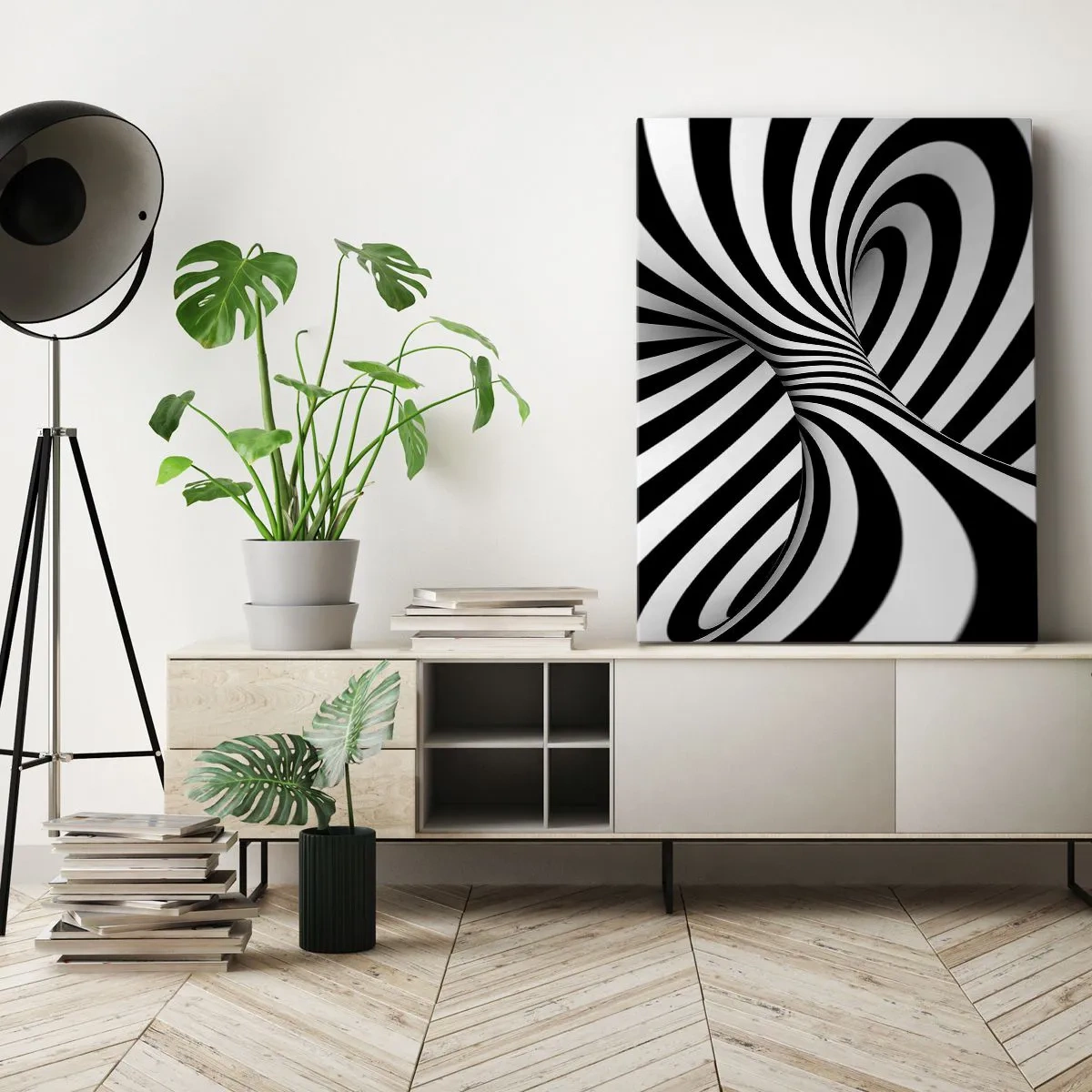 Quadro su tela - Stampe su Tela - Composizione: spazio danzante - 45x80 cm