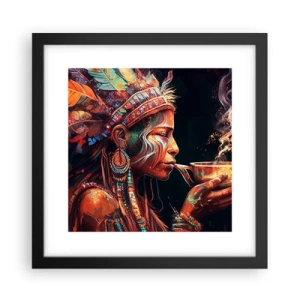 Poster in cornice nera - Rituale magico - 30x30 cm