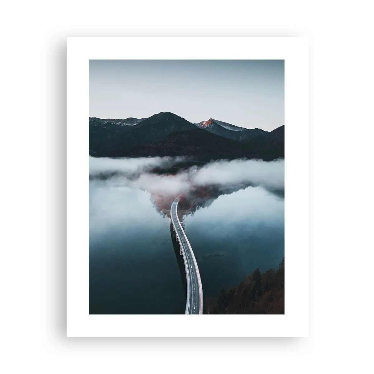 Poster - Sull'acqua liscia come uno specchio - 40x50 cm