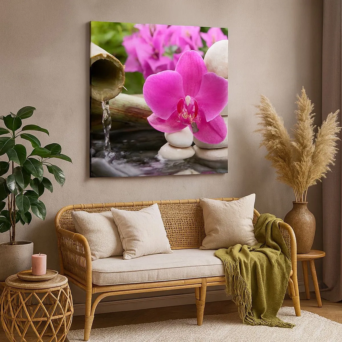 Quadro su tela - Stampe su Tela - E già ti riposi - 30x30 cm