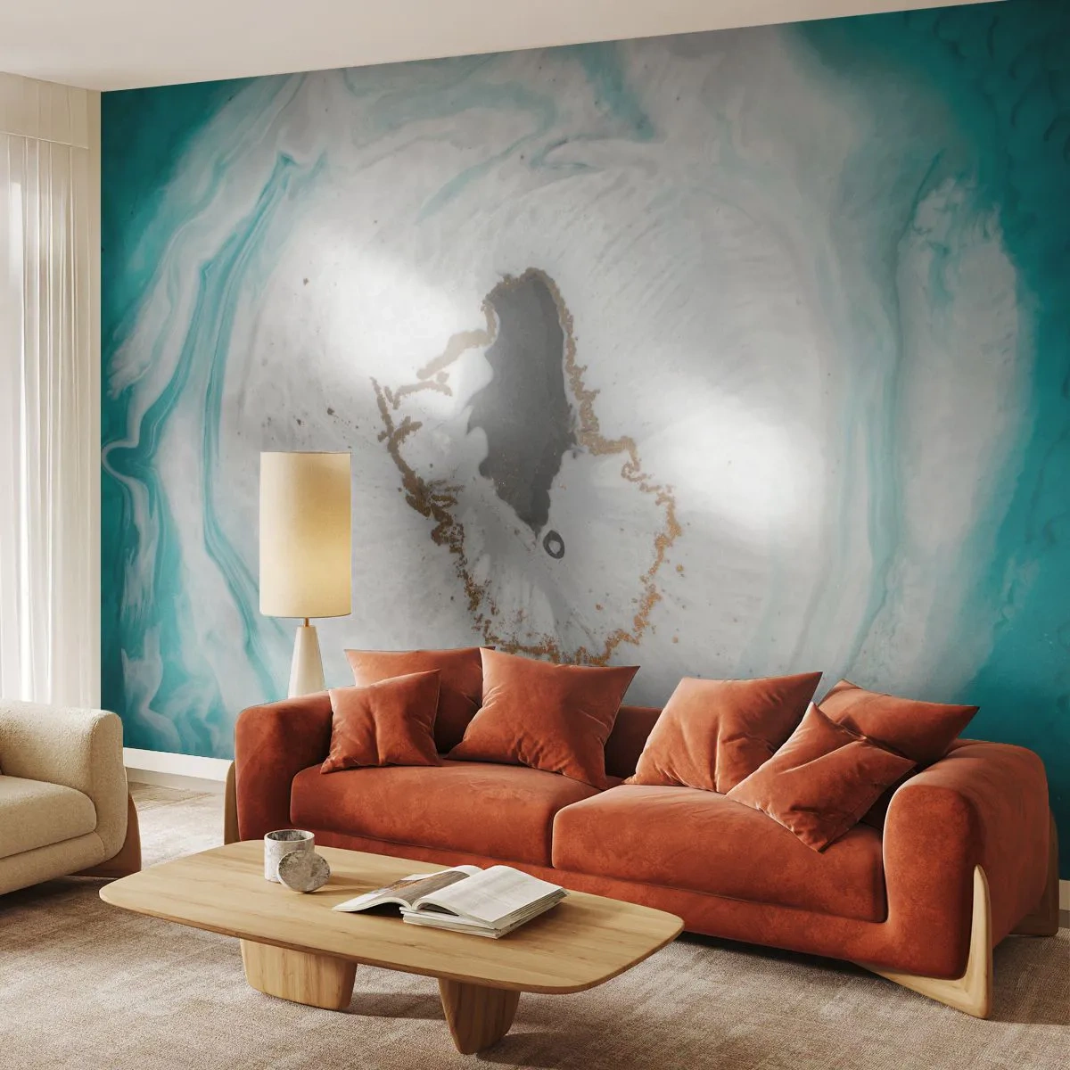 Fotomurale su misura Premium Sand - Penetrare all'interno - Astrazione, Pezzo, Calcolo