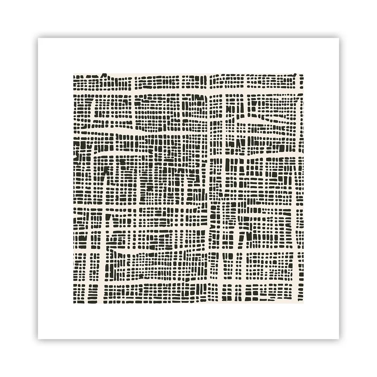 Poster - Composizione tessuta - 30x30 cm