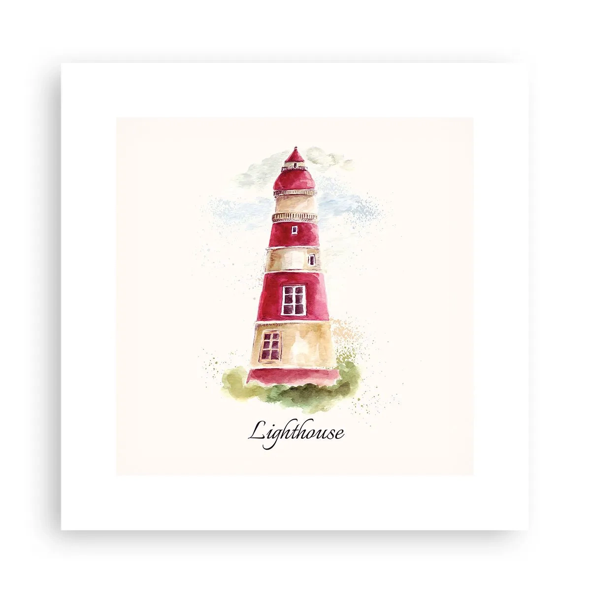 Poster - Attorno è sempre bel tempo - 30x30 cm