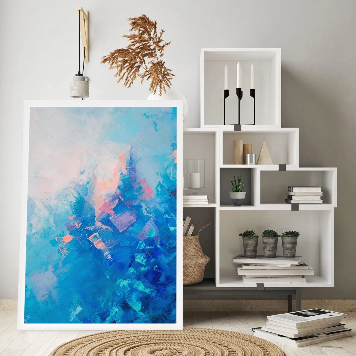 Poster - Astrazione invernale - 70x100 cm