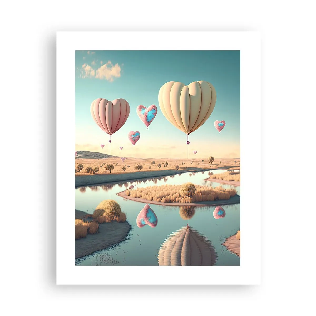 Poster - L'amore permette di volare - 40x50 cm