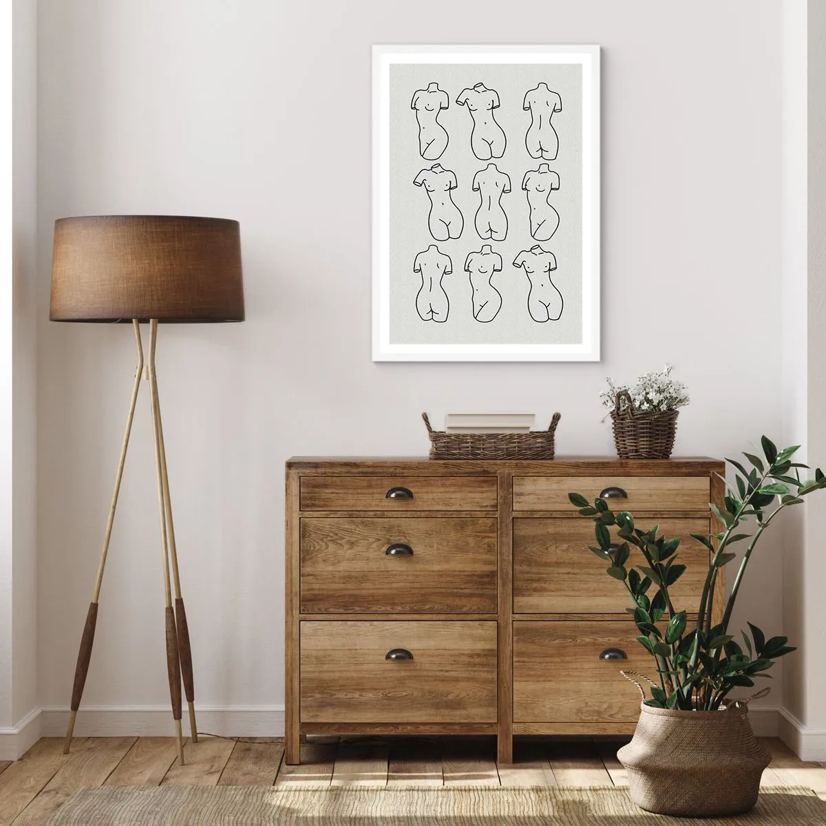 Poster in cornice bianca - Solo Venere - 61x91 cm