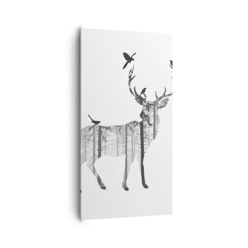 Quadro su tela - Stampe su Tela - Lo spirito buono del bosco - 65x120 cm