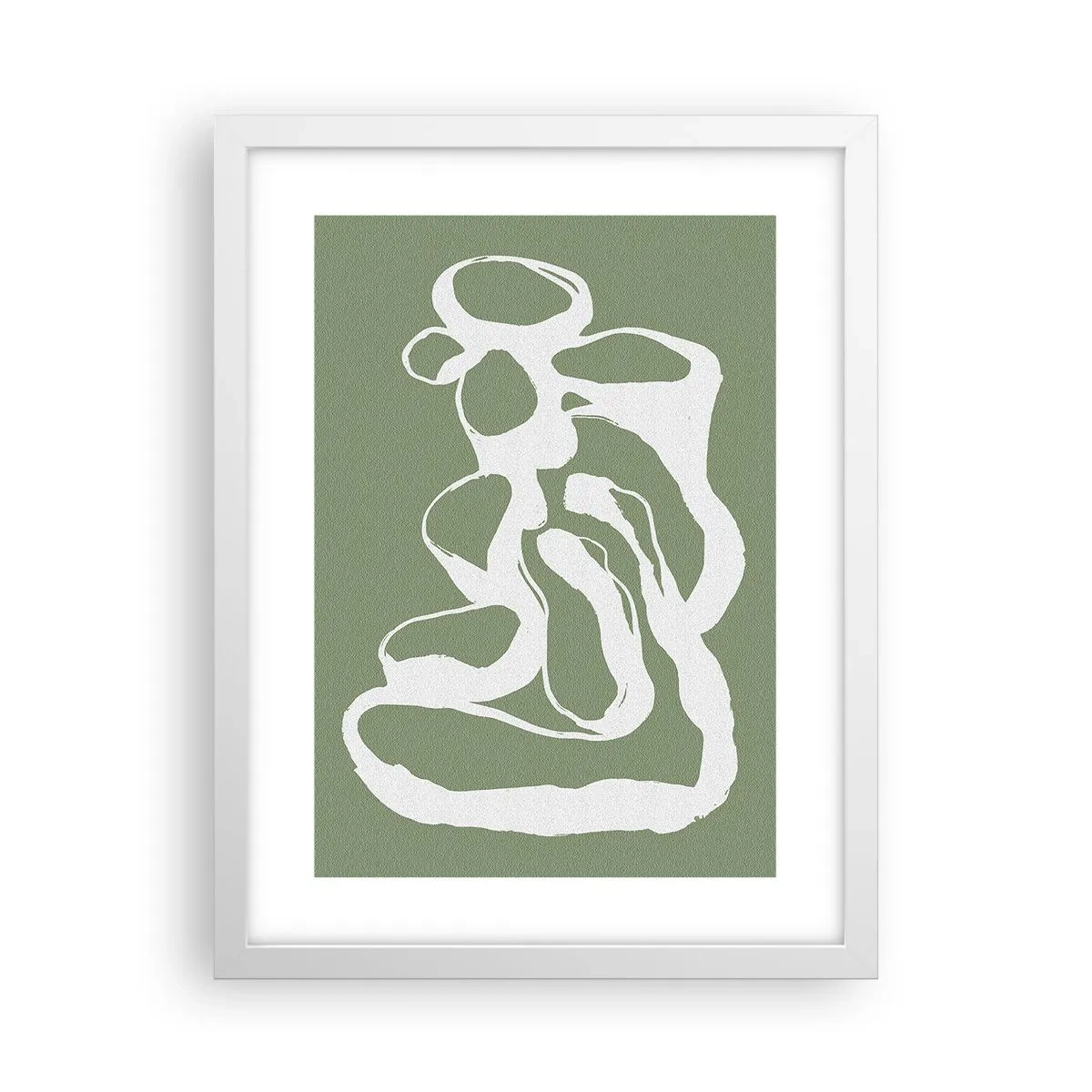 Poster in cornice bianca - Il richiamo dello spazio - 30x40 cm