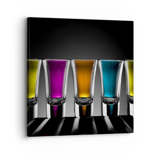 Quadro su tela - Stampe su Tela - I colori della gioia - 30x30 cm