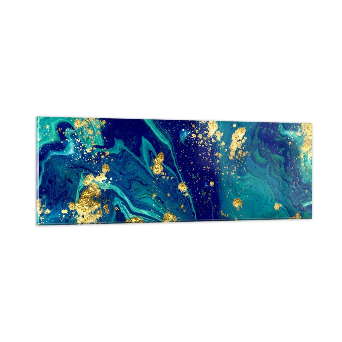 Quadro su vetro - Petali di sole - 90x30 cm