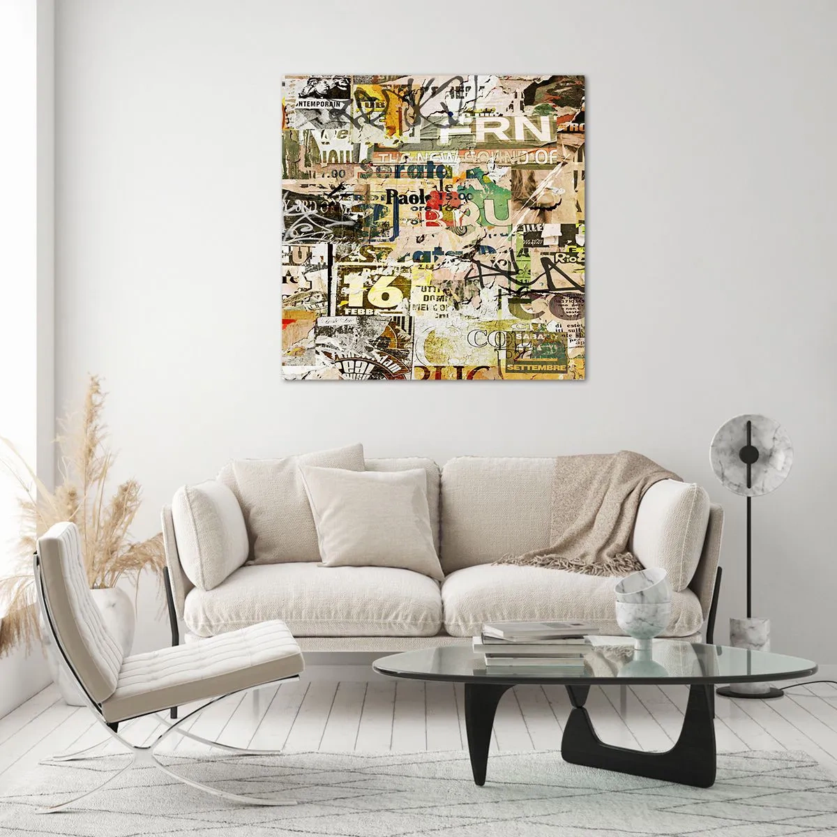 Quadro su vetro - Qualcosa sta succedendo… - 50x50 cm