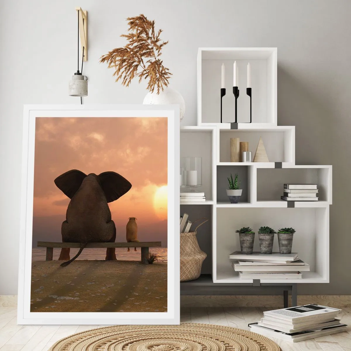 Poster in cornice bianca - A volte bisogna tacere - 30x40 cm