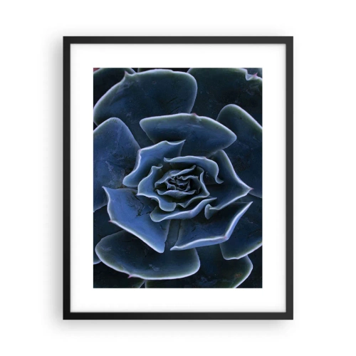 Poster in cornice nera - Fiore del deserto - 40x50 cm