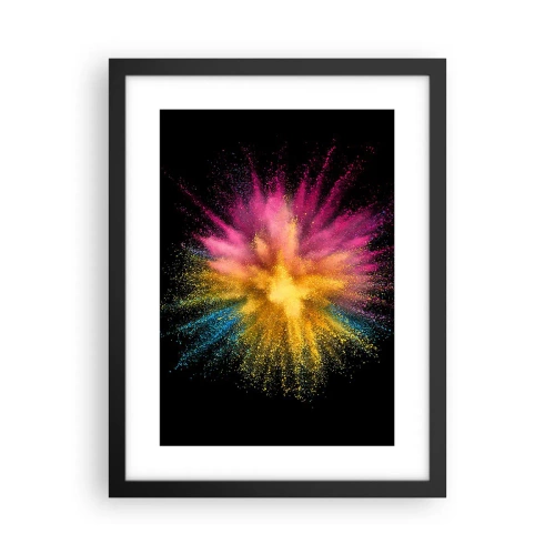 Poster in cornice nera - La nascita dei colori - 30x40 cm