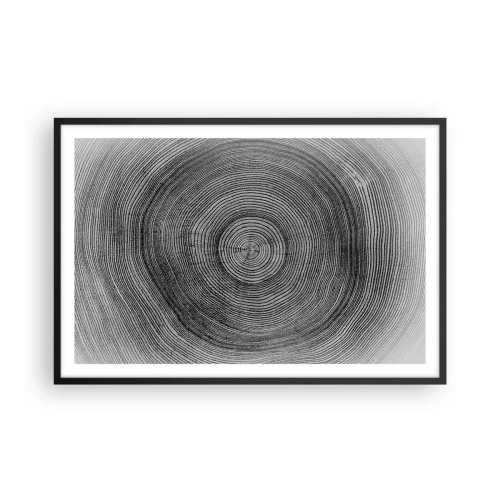 Poster in cornice nera - I segni del tempo - 91x61 cm