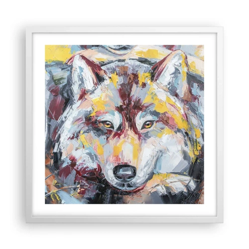 Poster in cornice bianca - Pace tra i suoi - 50x50 cm
