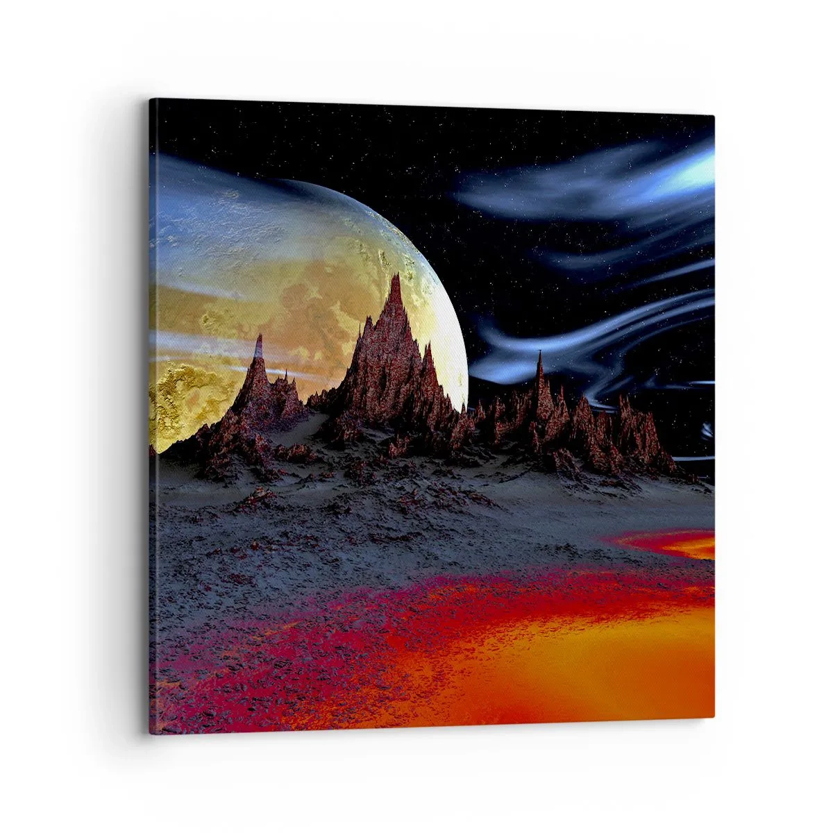 Quadro su tela - Stampe su Tela - Un mondo sconosciuto - 70x70 cm