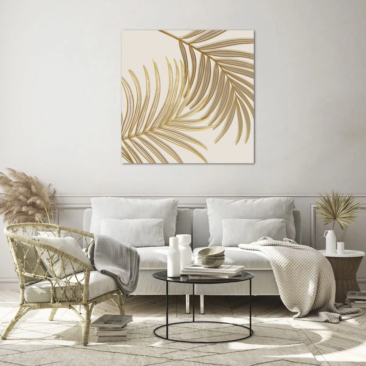 Quadro su vetro - Palma d'oro! - 30x30 cm