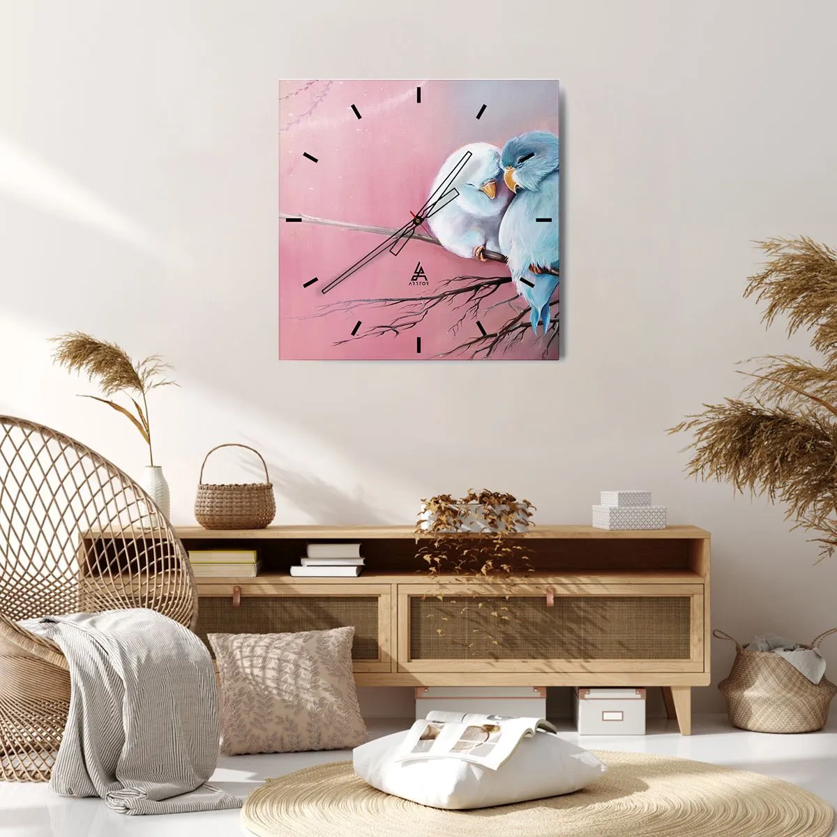 Orologio da parete - Orologio in Vetro - Che cosa aggiungere? - 30x30 cm