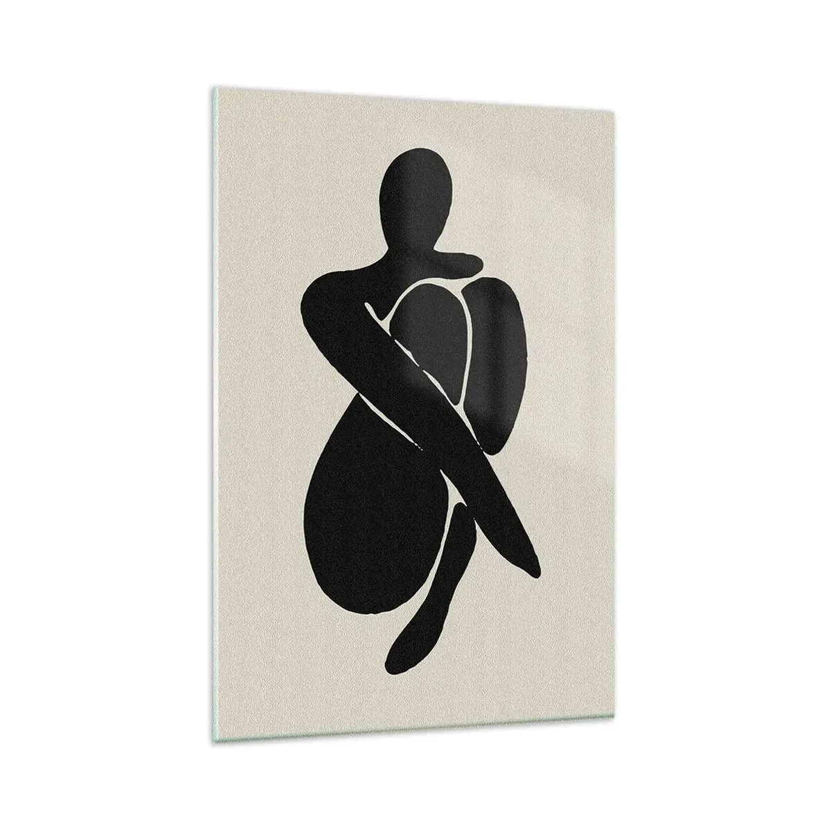 Quadro su vetro - Nelle proprie braccia - 80x120 cm