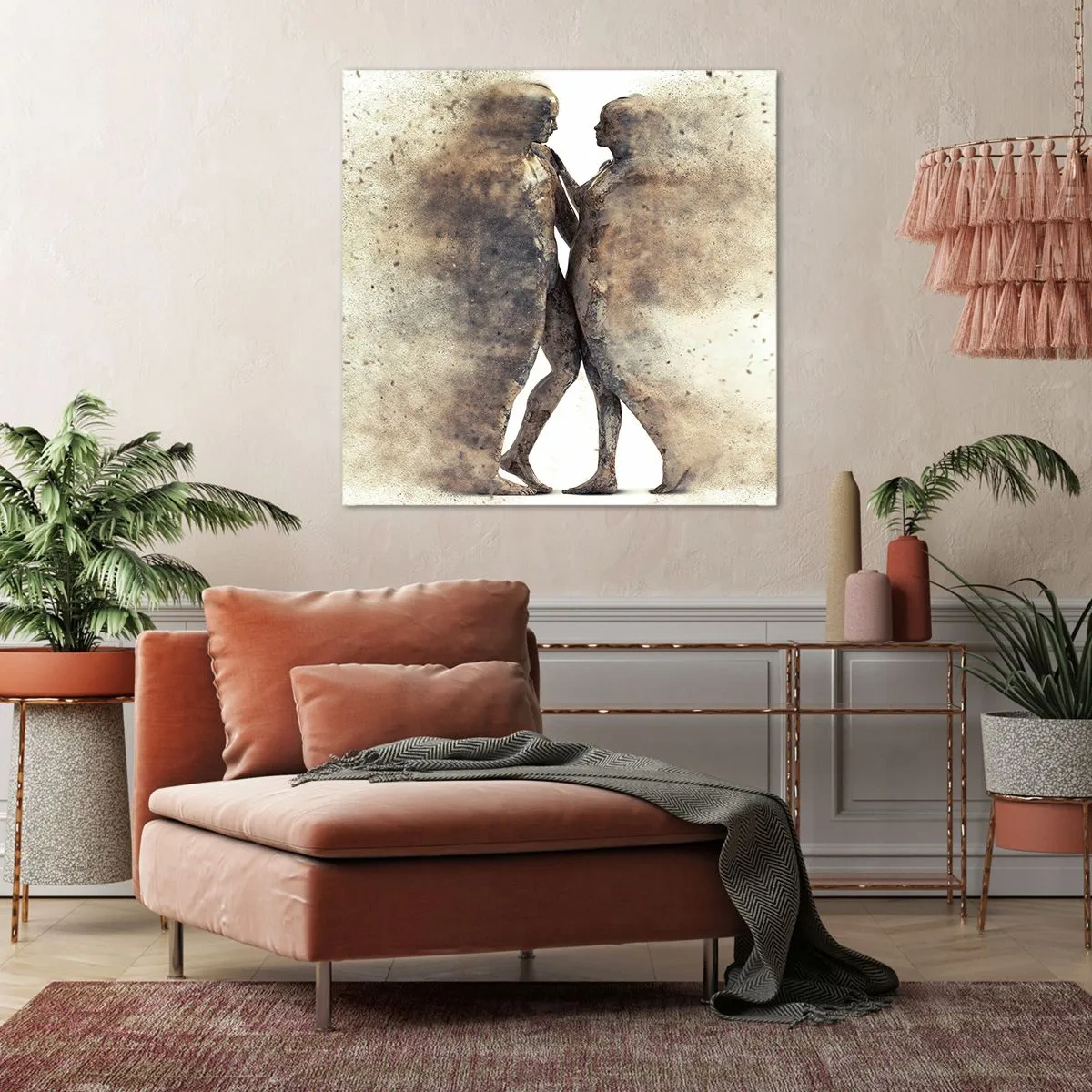 Quadro su tela - Stampe su Tela - Nati dalla polvere, per amare - 40x40 cm