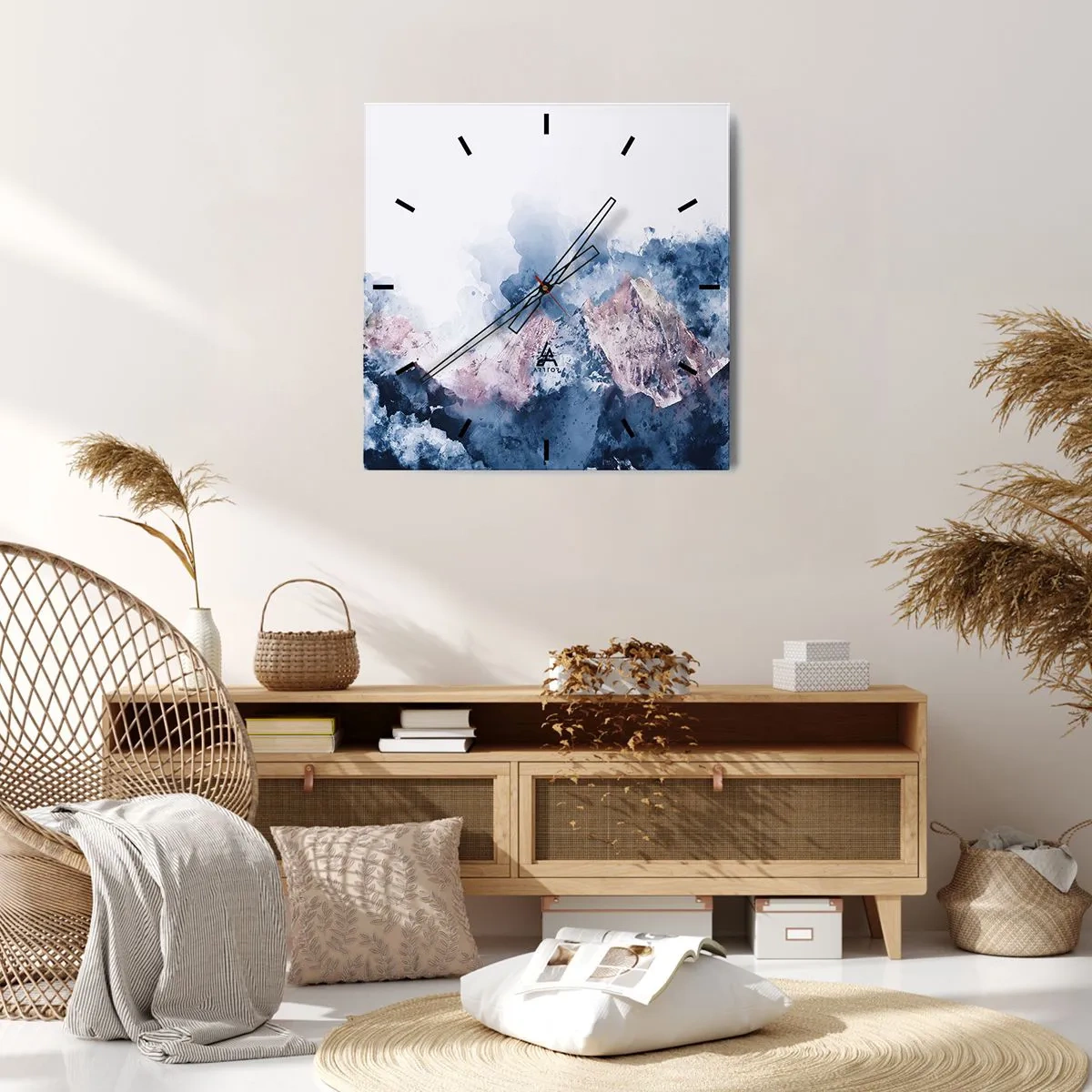 Orologio da parete - Orologio in Vetro - Queste si che sono cime! - 30x30 cm