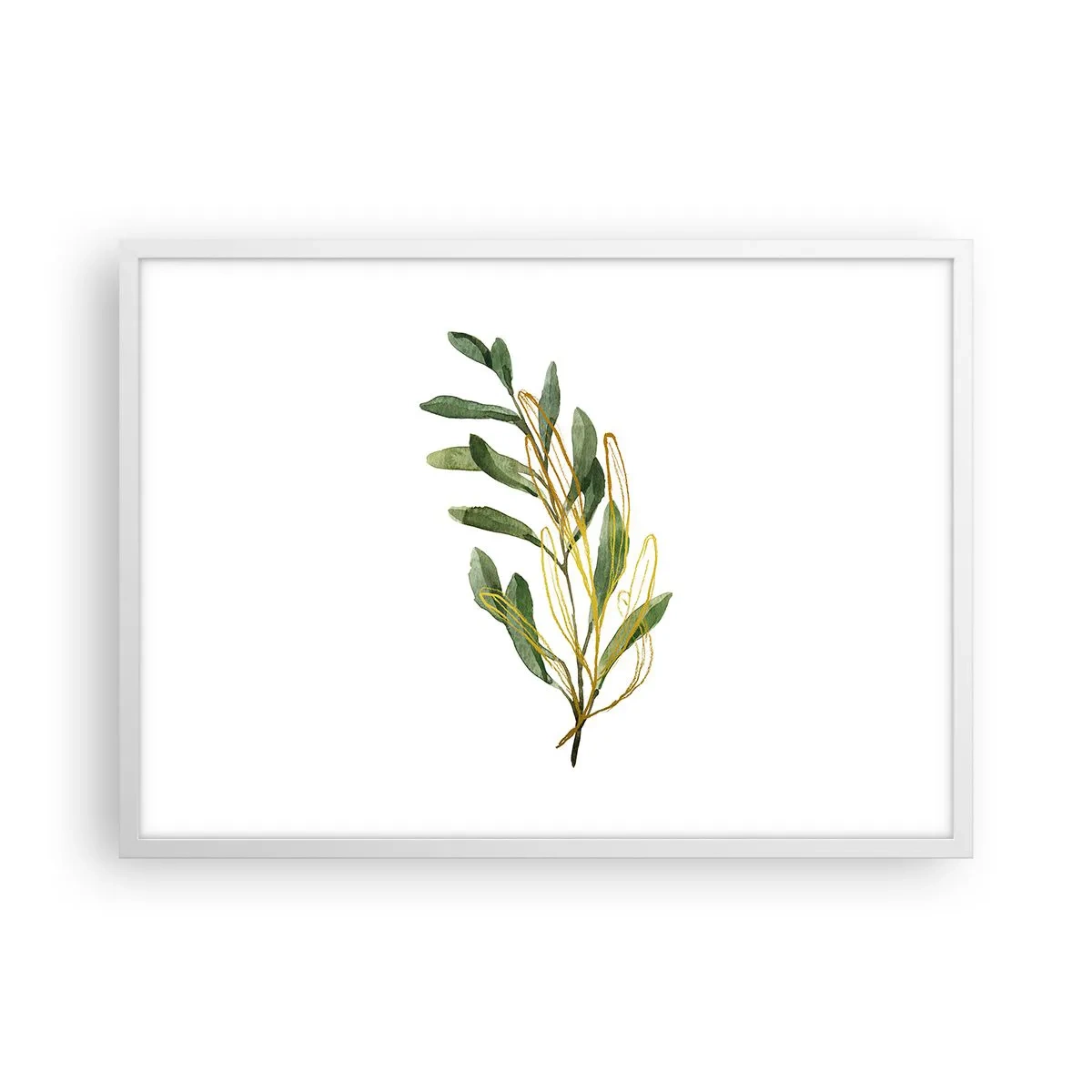 Poster in cornice bianca - Tutto ciò che è buono - 70x50 cm