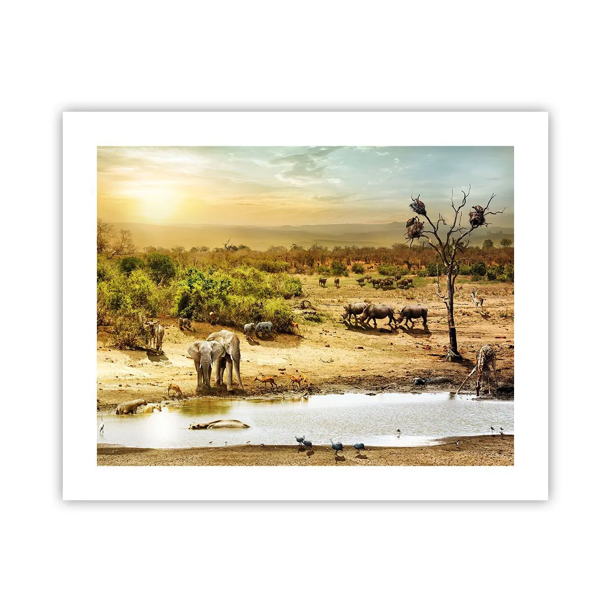 Poster - "Un fiume usciva da Eden…" - 50x40 cm