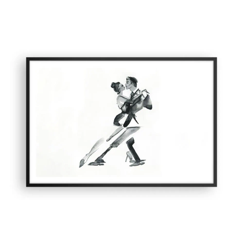 Poster in cornice nera - In un unico ritmo - 91x61 cm