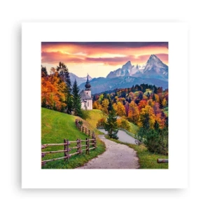 Poster - Un paesaggio come dipinto - 30x30 cm