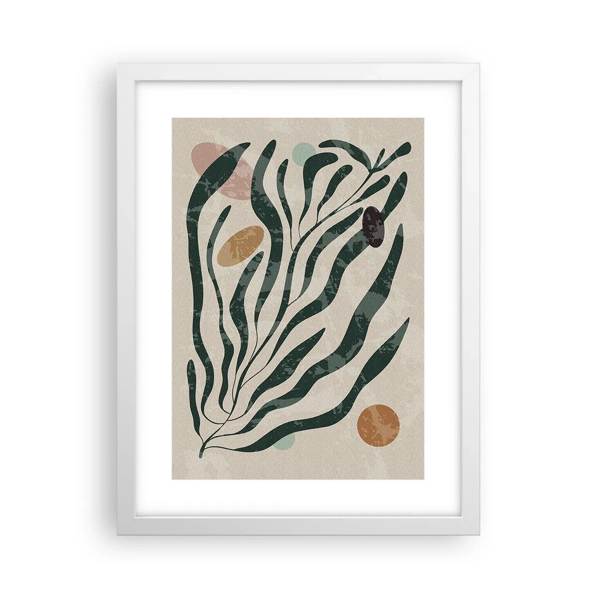 Poster in cornice bianca - Tra il verde - 30x40 cm