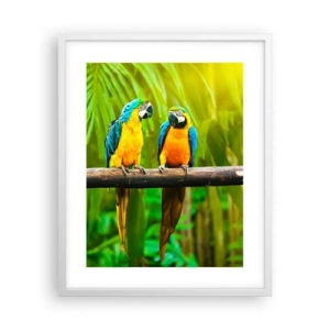 Poster in cornice bianca - Hai sentito che ha fatto? - 40x50 cm