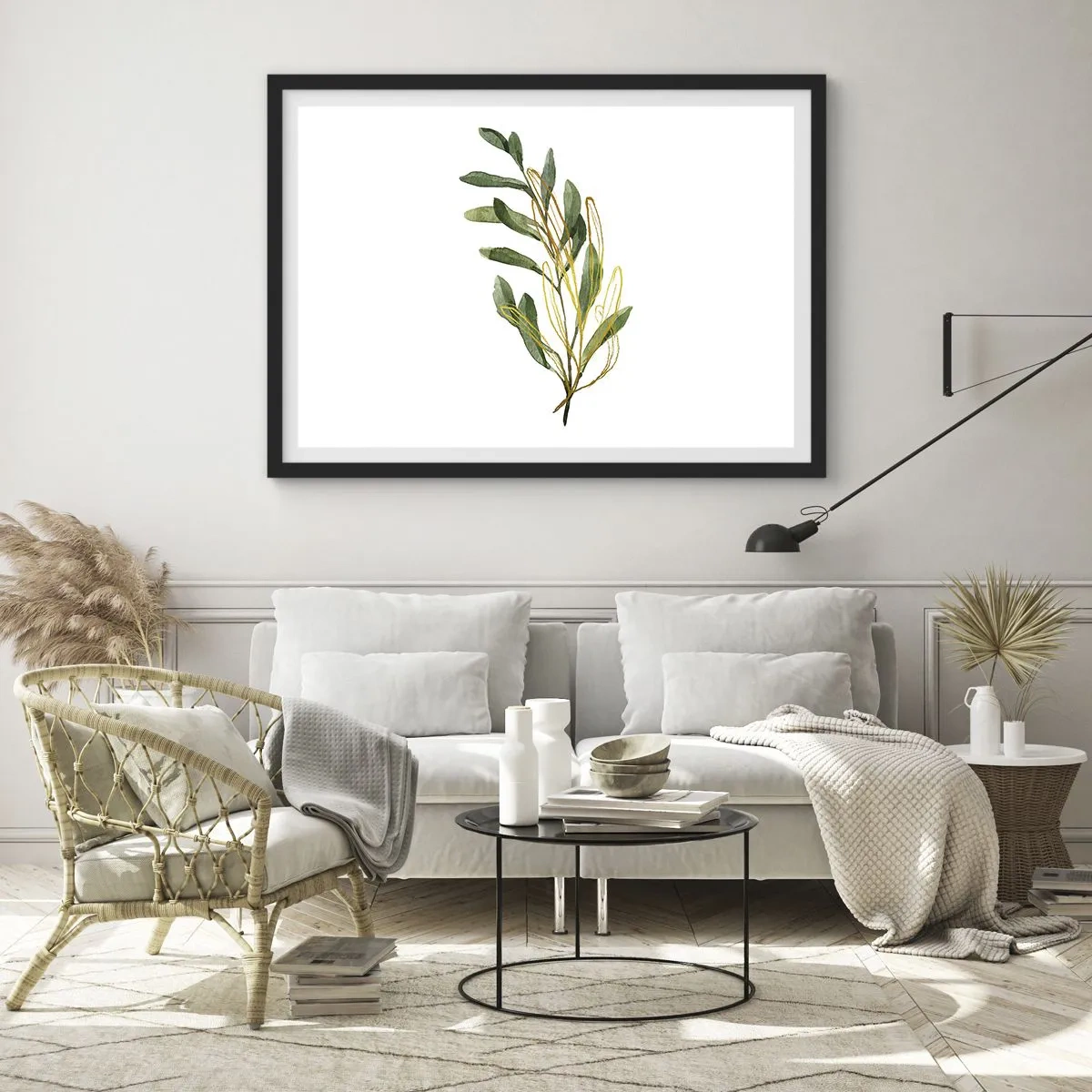 Poster in cornice nera - Tutto ciò che è buono - 50x40 cm