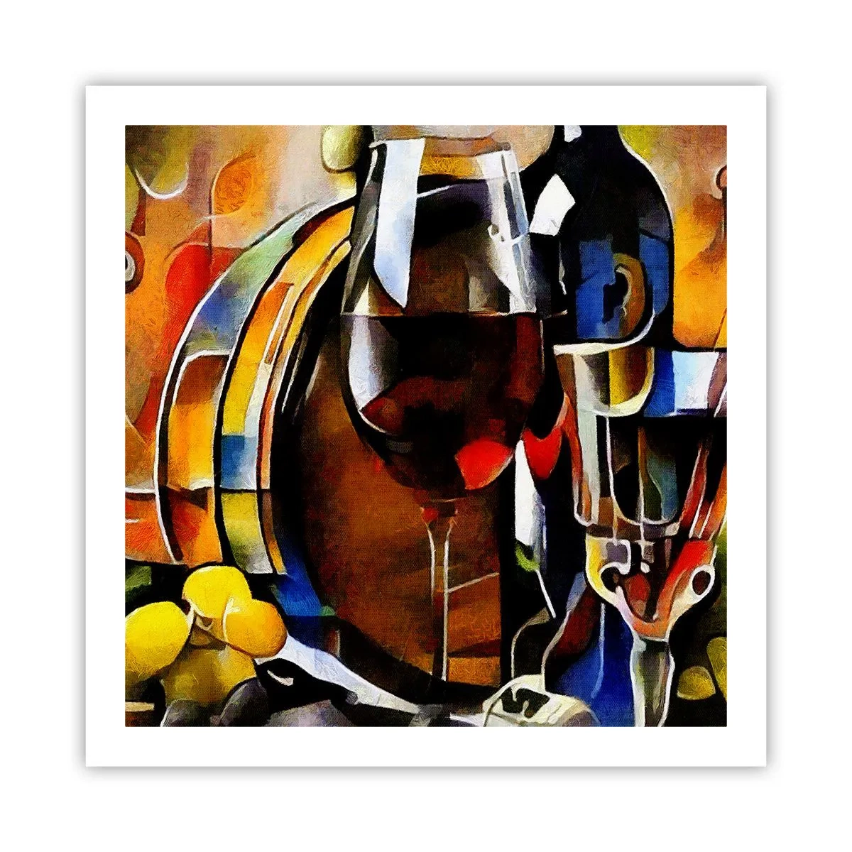 Poster - E il mondo riprende colore - 60x60 cm