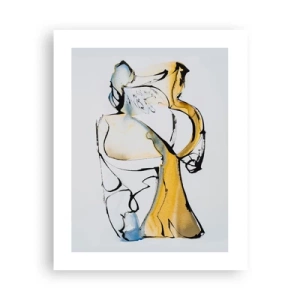 Poster - Astrazione di vetro - 40x50 cm
