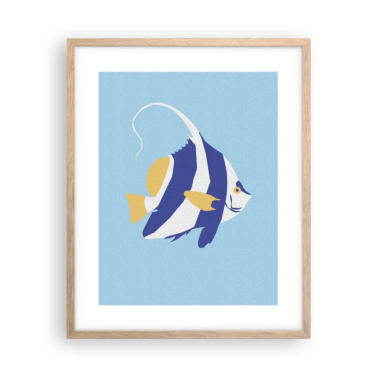 Poster in cornice rovere chiaro - Miss Mari Tropicali - 40x50 cm