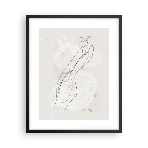 Poster in cornice nera - Errando con lo sguardo - 40x50 cm