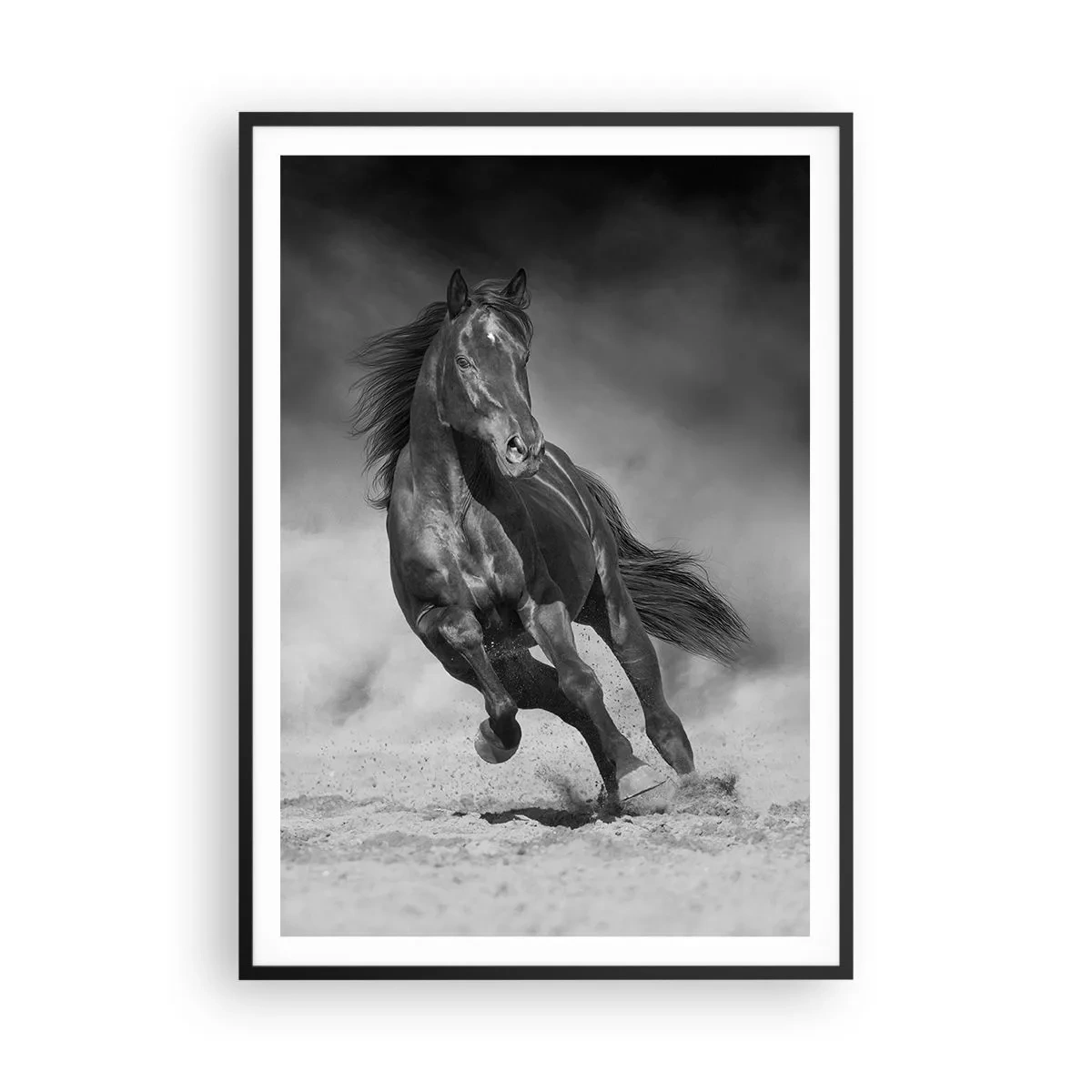 Poster in cornice nera - Degno dell'emiro - 70x100 cm